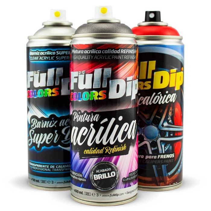Vinilo líquido hyper black metalizado Full Dip® spray 400ml - TiendaFullDip